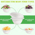 8 oz Small Disposable Bowls, 100 Pack Compostable Paper Bowls for Ice Cream, Snack, Biodegradable Made of White Bagasse