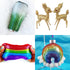 Holographic Fine Glitter, 100g Craft Glitter for Epoxy Resin, Iridescent Sequins for Face, Body, Hair, Eye Makeup
