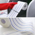 DrDirt Disposable Microfiber Mop Pads - 15 Sheets/Roll, 16.5 x 4.7 Inches, Replacement Refills for Flat Mops