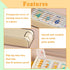 Wopanxye 7 7 Weekly Pill Organizer, Days Portable Travel Pill Box, Compartment Medicine Planner Dispenser, Every Day