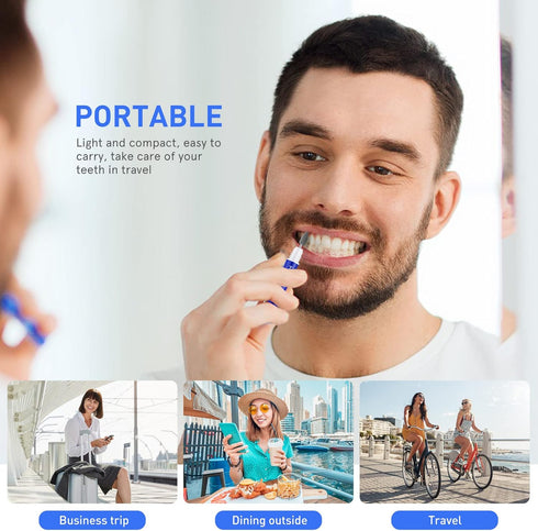 2pcs Portable Oral Dental Tooth Hook, Hygiene Cleaning Tool for Teeth Stains Remover