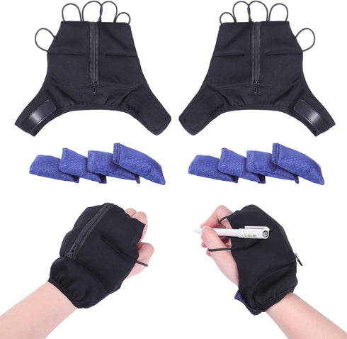 Weighted Gloves, Adjustable Weighted Gloves for Tremors, Adjustable Hand Stability Aid, Improved