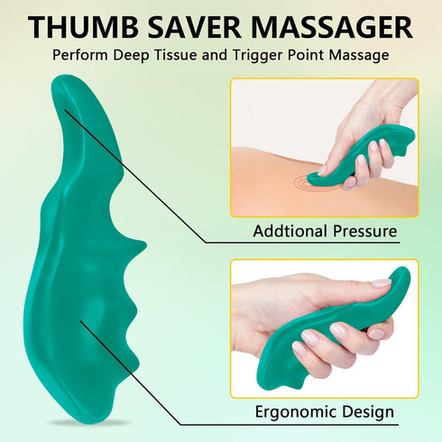 Oil(8 Oz) Pjordo Sore Muscle Massage Oil for Massage Therapy, with Massage Roller Ball & Thumb Saver Massager, Body