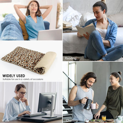 Microwave Heating Pad for Pain Relief – 8 x 16 Microwavable Moist Heat Pads for Neck, Shoulder, Back, Reusable