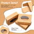 Spakon 30pcs Kraft Paper Soap Boxes for Homemade Gifts, 3.78 x 2.76 x 1.18 Inches with Window (Brown)