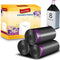 Homifest 8 Gallon Drawstring Trash Bags,80 Count Black