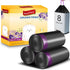 Homifest 8 Gallon Drawstring Trash Bags,80 Count Black