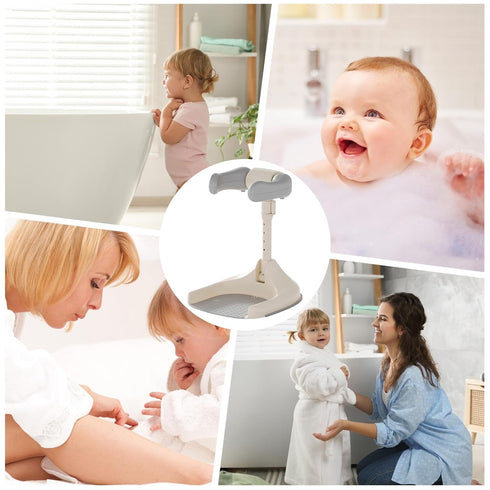 Generic Adjustable Baby Shower Stand with Anti-Slip Base -ba by Bath with St and, BAB y Shower Stan d Support,Portable