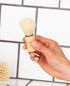 JUVITUS Shaving Brush - Boar Bristles & Wooden Handle - 6 Pack