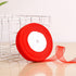 1 Inch Red Organza Ribbon, 50 Yard Sheer Chiffon for Gift Wrapping, Transparent Wired Tulle for Holiday Presents