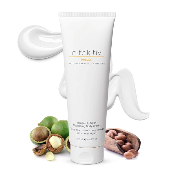 Tamanu and Argan Nourishing Body Cream, Deep Hydrating Moisturizer for Dry Skin, Vegan, 8.45 oz