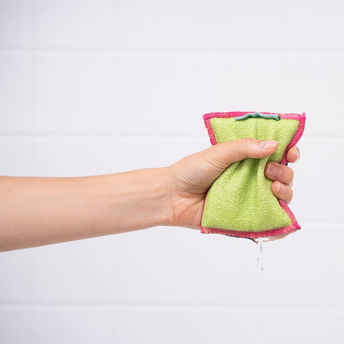 Life Miracle 2 Pack. 4.5 3 Nano Sponge Cleaning Sponges. Supersized Everyday Heavy Duty Household Kitchen and Dish