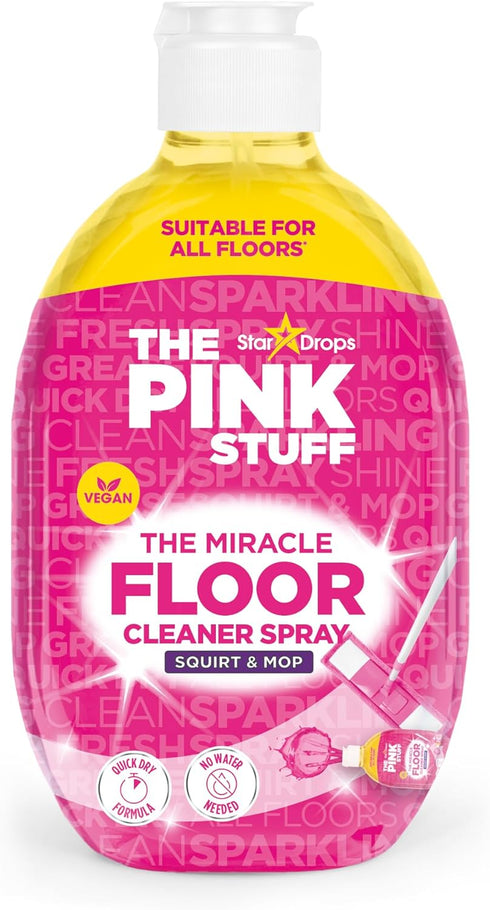 Stardrops - The Pink Stuff - Miracle Floor Cleaner Spray for Easy Squirt and Mop Cleaning