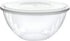 PLASTICPRO 96 Ounce Round Crystal Clear Disposable Serving Bowls with Lids, Pack of 4 for Party Snack or Salad