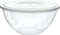 PLASTICPRO Disposable Round Crystal Clear Serving Bowls with Lids, Party Snack or Salad Bowl, Plastic Clear Chip Bowls