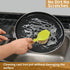 2 Pack Kitchen Dish Brush with Bamboo Handle, Built-in Scraper Scrub Brush for Pans, Pots, and Kitchen Sink Cleaning,