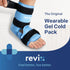 Pack Packs REVIX Ankle Ice Wrap for Foot Pain Relief and Feet Injuries, Reusable Gel Ice Cold for Achilles Tendonitis