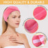 SINLAND Spa Headband for Women - 3 Counts Adjustable Makeup Hair Band with Magic Tape for Face Care and Sports