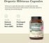Complete Natural Products Organic Hibiscus Capsules, 100 Count, 550mg, Antioxidant & Herbal