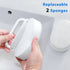 Handle Bath Tub Scrubber, Non Scratch Bathroom Scouring Pad, Heavy Duty Cleaning Sponge Scrub, 2 PCS