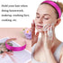 Wecoe 10pcs Satin Headbands, 1.3 Inch Wide Girls Red White Pink Purple Non Slip Fashion Hair Bands
