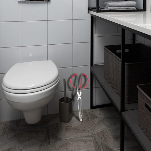 Self Assist Toilet Aid Butt Wiper Clip for Obesity and Disabled People Stainless Steel Bathroom Body Wipe Assistive