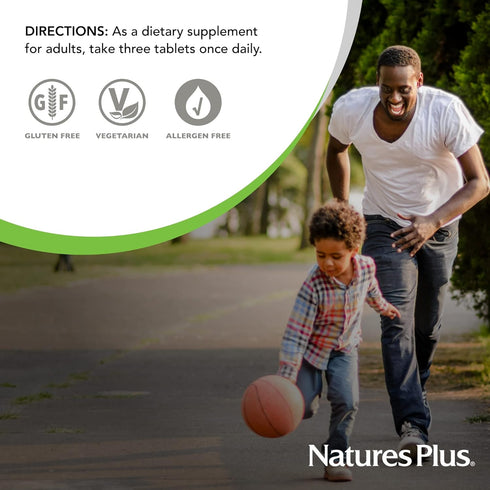 Natures Plus AgeLoss Kidney Support - 90 Tablets with Vitamin D3 & Magnesium, Vegetarian, Gluten Free