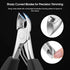 Podiatrist Toenail Clippers, Ingrown or Thick Nail Clippers for Men, Precision Diabetic Pedicure Tool