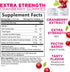 Cranberry Gummies - Urinary Tract Health Gummy + Vitamin C - 25,000mg - Triple Strength Cranberry Concentrate Extract Supplement Pills, Ultimate Potency, Non-GMO, Gluten Free - 60 Gummies