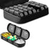 Meiliyizu 3 Weekly for Pill Organizer Times a Day for Pill Box with Portable Canvas Bag for Pill Container Medication