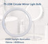 Poweka T5-22W Circular Bulb - 7.25inch Round Mirror Light Bulb Replacement for Makeup Vanity Mirrors
