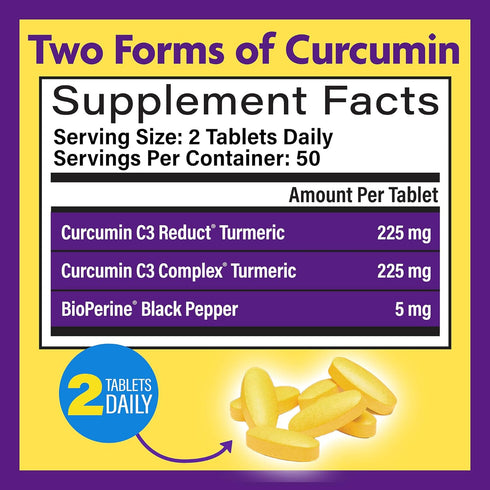 InnovixLabs Turmeric Curcumin with Black Pepper Extract - High Absorption, Time Release Supplement, 100 ct