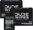 DUDE Wipes On-The-Go Flushable Wipes, 2 Pack, 60 Wipes, Unscented, Extra-Large, Individually Wrapped