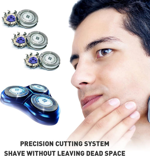 HQ8 Norelco Replacement Heads - Original Compatible with Philips Norelco Aquatec, Upgraded Replacement Heads for PT720