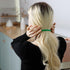 Large Plastic Dome Hair Barrettes Clips - 18 Pcs Decorative Clamps for Half Updo & Ponytail - For Girls, Women with