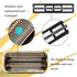 Replacement Foil and Cutter for BaBylissPRO Barberology Electric Shaver, Double Foil Shaver Replacement Head (Golden)