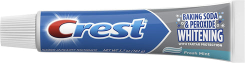 Peroxide,5.7 (Pack 2) Crest Cavity & Tartar Protection Toothpaste, Whitening Baking Soda & Ounce