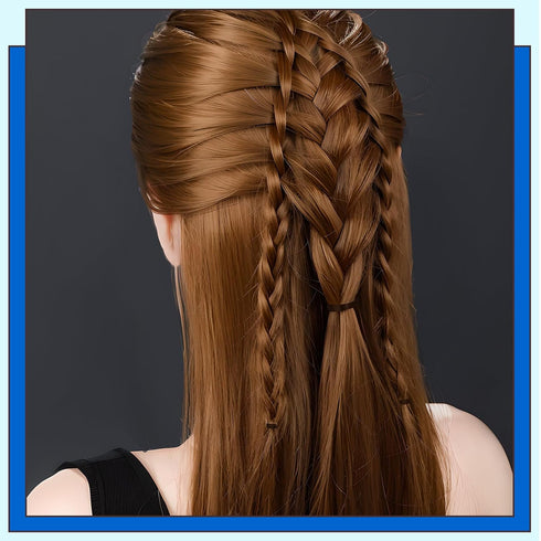 Teenitor Tail Hair Loop Styling Tool, Large + Small Hair Pull Through Tool for Women