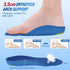 Kids Orthotic Arch Support Shoe Insoles, Children’s Cushioning Inserts for Flat Feet and Plantar Fasciitis Pain Relief