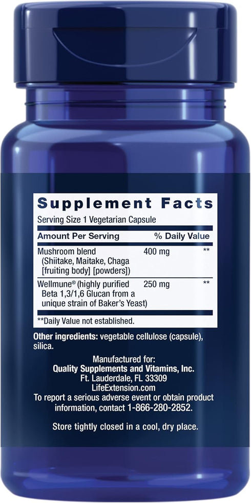 Immune Life Extension Mushroom with Beta Glucans