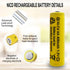 Zsolarigt 400mAh 1.2V Light,10 Packs AA NiCd Rechargeable Solar Batteries for Outdoor Flower Bed Solar Lights Rope,Led
