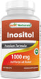 Best Naturals Inositol 1000mg, 120 Tablets, Also Known as Vitamin B8