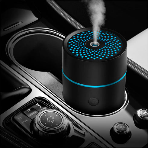 USB-Powered Mini Ultrasonic Mist Humidifier Essential Oil Diffuser for Vehicle - Car Diffusers for Essential Oils
