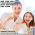 20Pcs Disposable Toothbrushes with Toothpaste and Comb, Travel Kit for Guests, 5 Colors, Individually Wrapped
