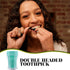 EXCEART 200pcs Double-head Toothpicks, Soft Plastic Oral Care Interdental Floss Cleaners for Braces & Hygiene