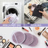 SUNLAND Reusable Makeup Remover Pads, 16 Pack Microfiber Face Cleansing Gloves, Washable with Laundry Bag (Round