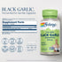 SOLARAY Black Garlic 500 mg - Antioxidant Garlic Supplements, Non-GMO, Vegan, 60-Day Guarantee, 50 VegCaps