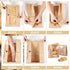 Sinload 50 Packaging 14 8.3 3.5'' Pcs Sourdough Paper Bread Bags for Homemade Large Loaf With Clear Window for Storage