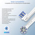 Replacement Toothbrush Heads for Oral B Braun, 4 Pack Professional Electric Toothbrush Heads, Compatible with Oral-B