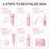 Skin Care Set JAPAN SAKURA - Women Beauty Gift Set with Cleanser, Toner, Lotion, Serum, Eye Cream, 6pcs